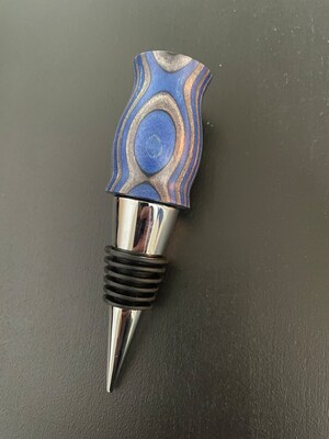 Colored Wood Bottle Stopper - image2